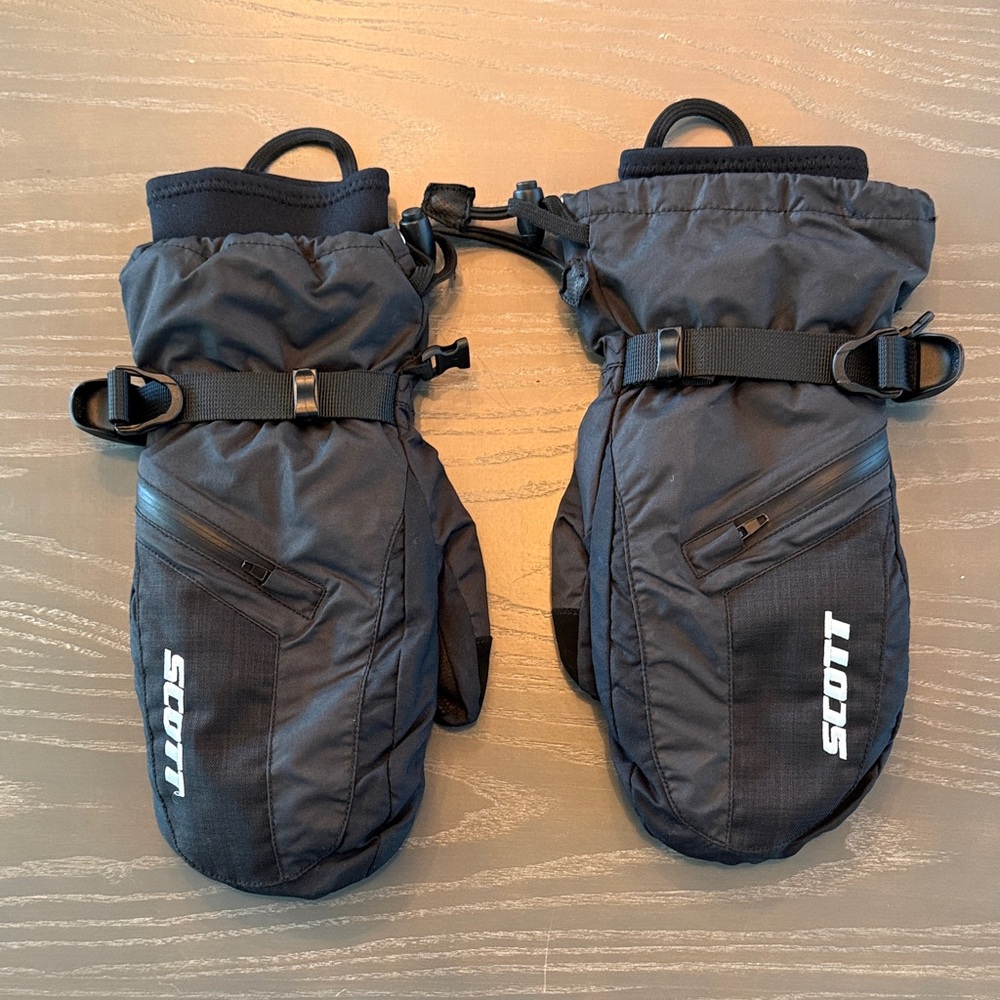 Scott Snow Mittens with Straps and Pockets